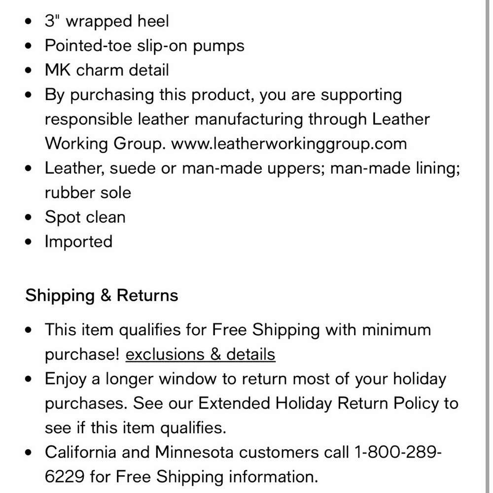 Michael Kors Black Slip on Heel - Picture 2 of 9